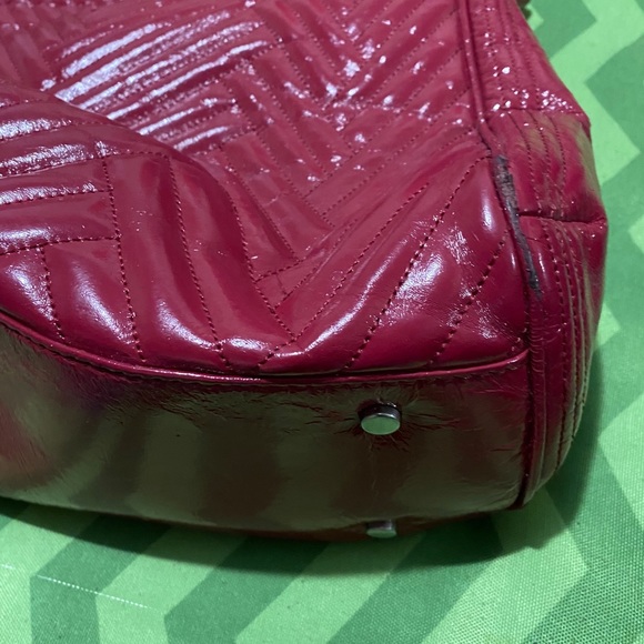 Cole Haan Coated Patent Leather Sugar Berry Tote - Picture 15 of 16